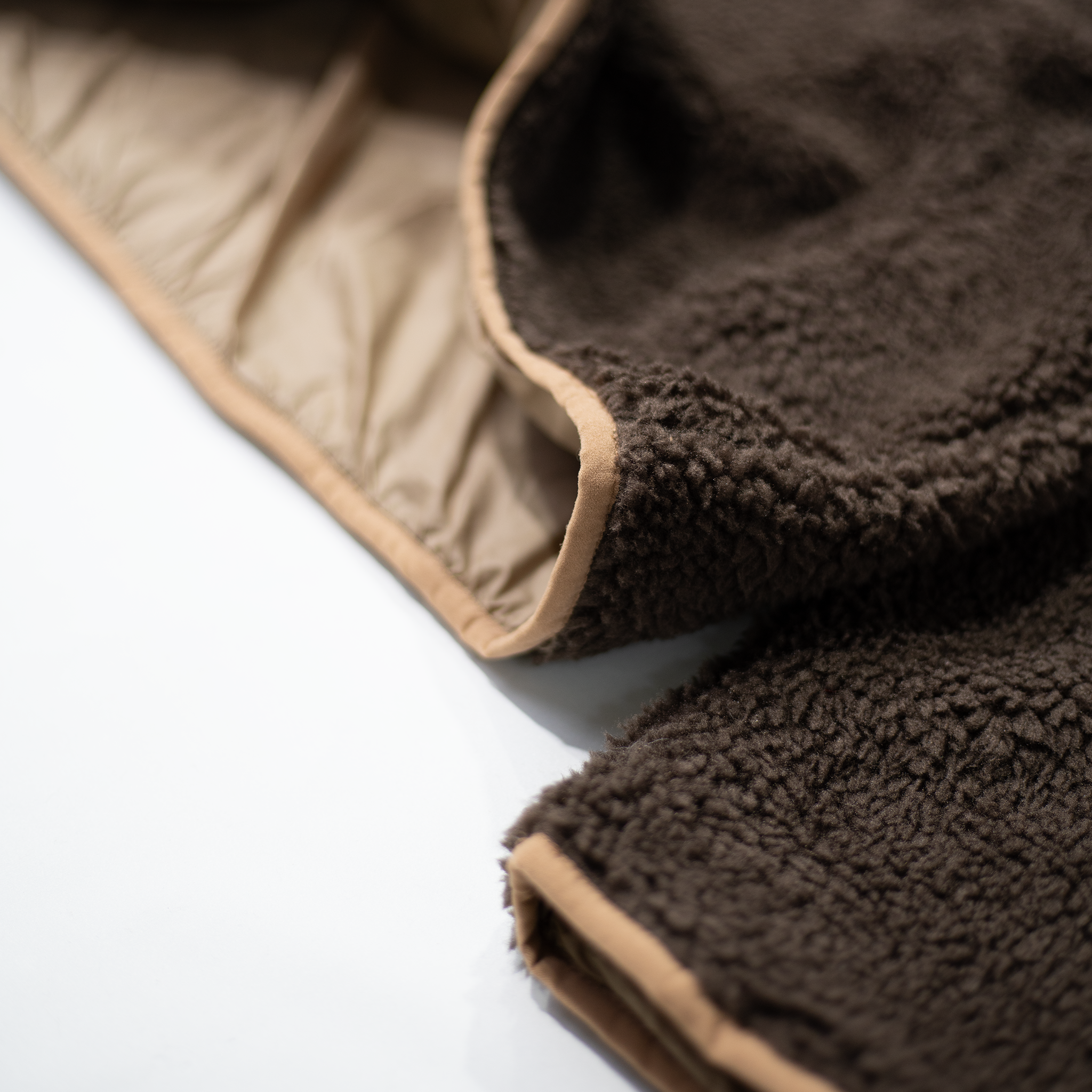 VOLEUR QUARTER ZIP UTILITY FLEECE (FOREST BROWN)