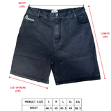 WASHED DENIM SHORT