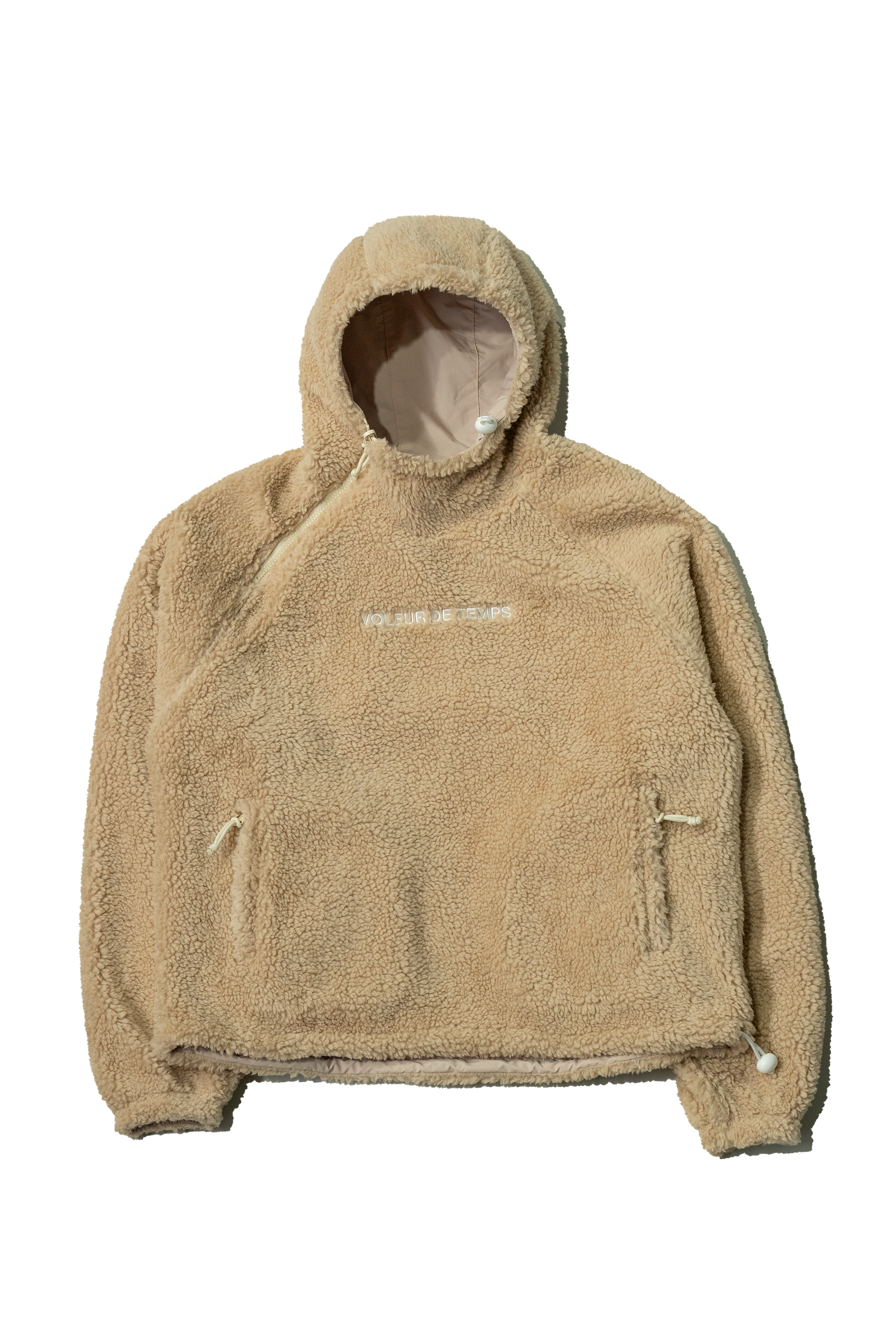 REVERSIBLE FLEECE JACKET (FAWN)