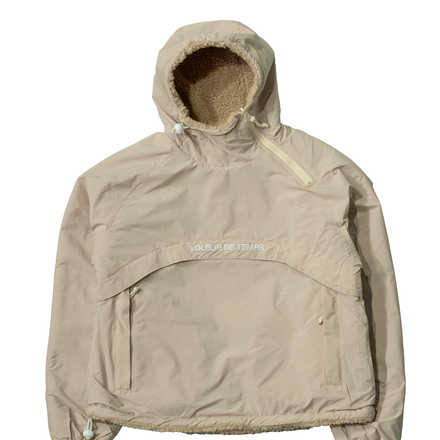 REVERSIBLE FLEECE JACKET (FAWN)