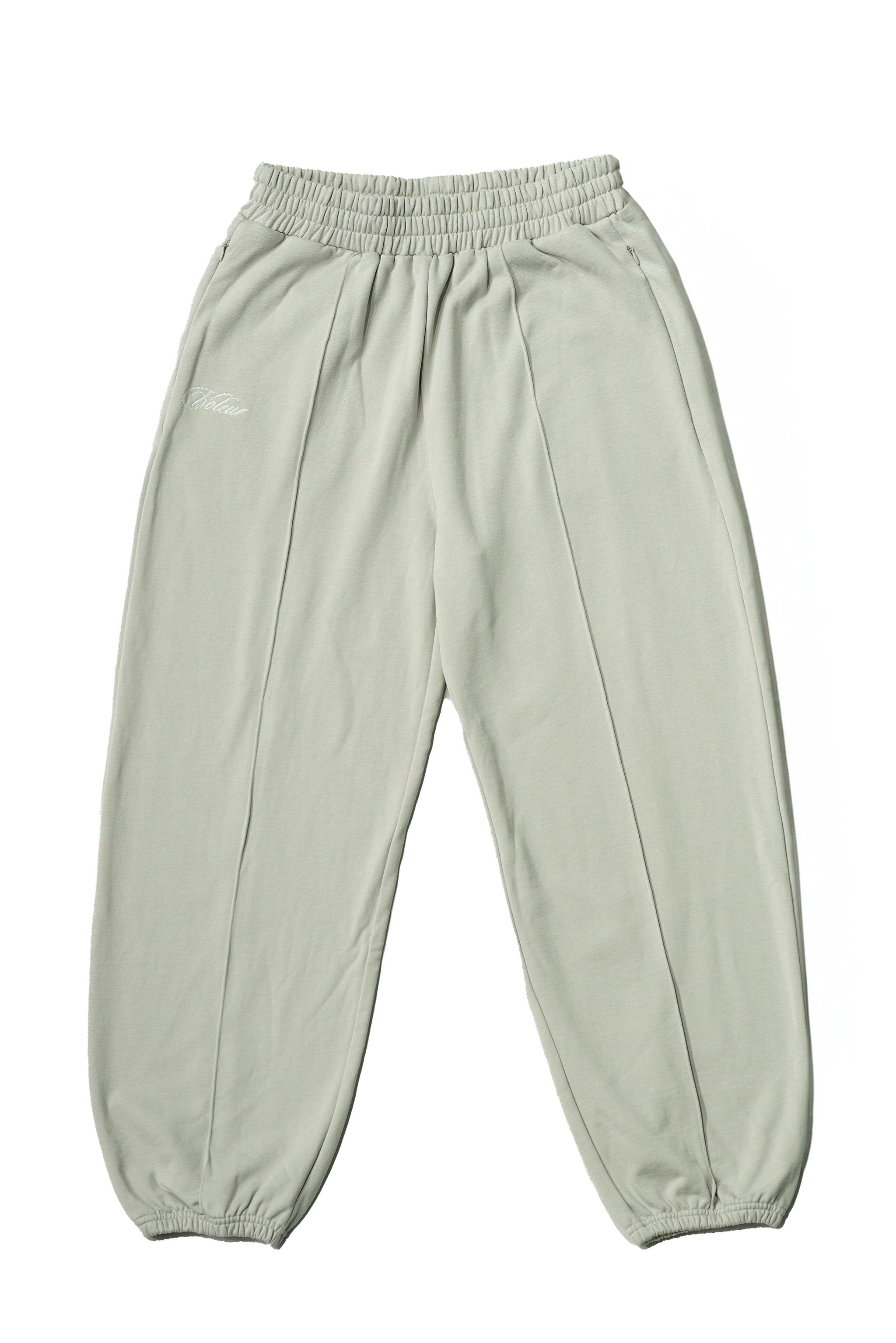 PLEATED SWEATPANTS (PAIL GREY)