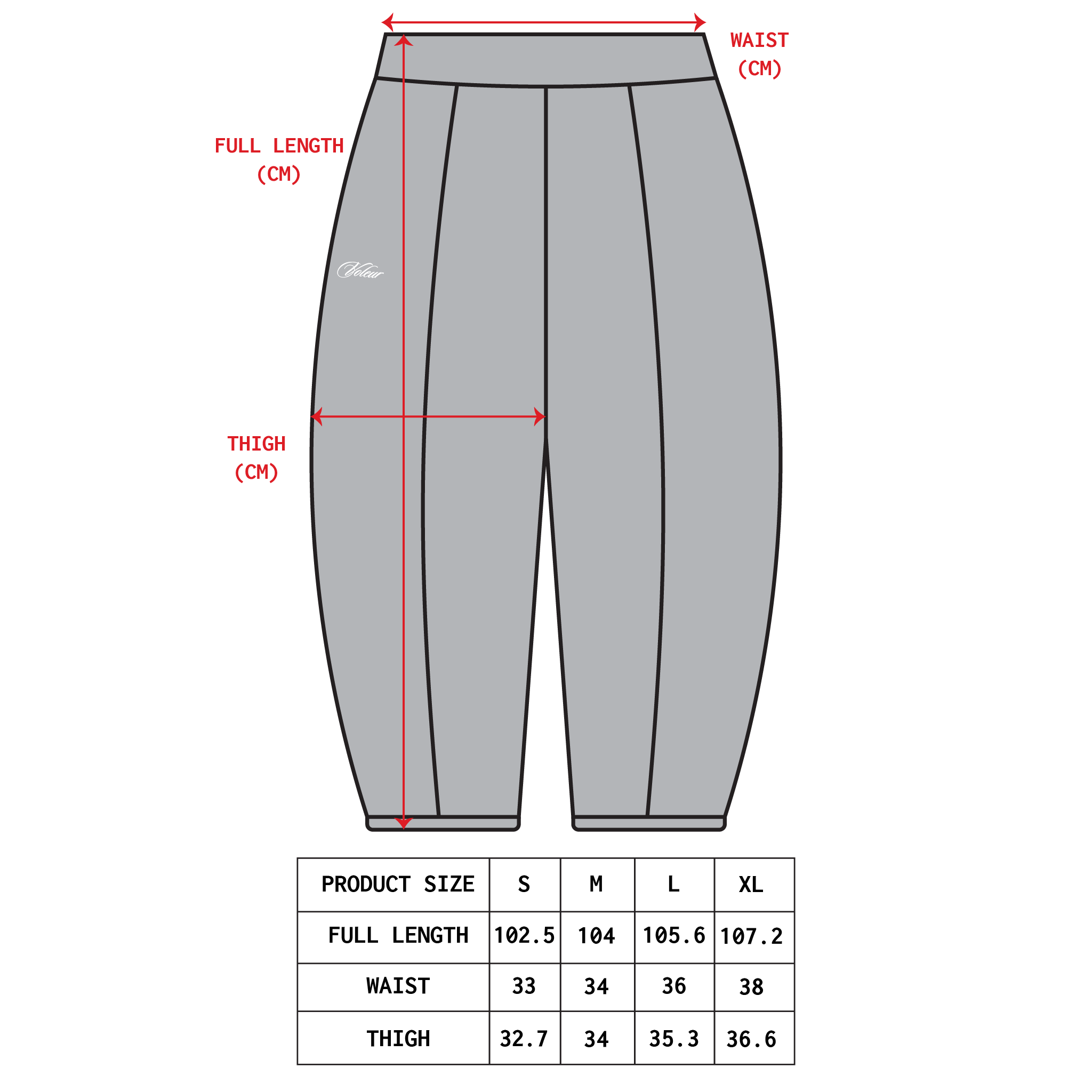 PLEATED SWEATPANTS (PAIL GREY)