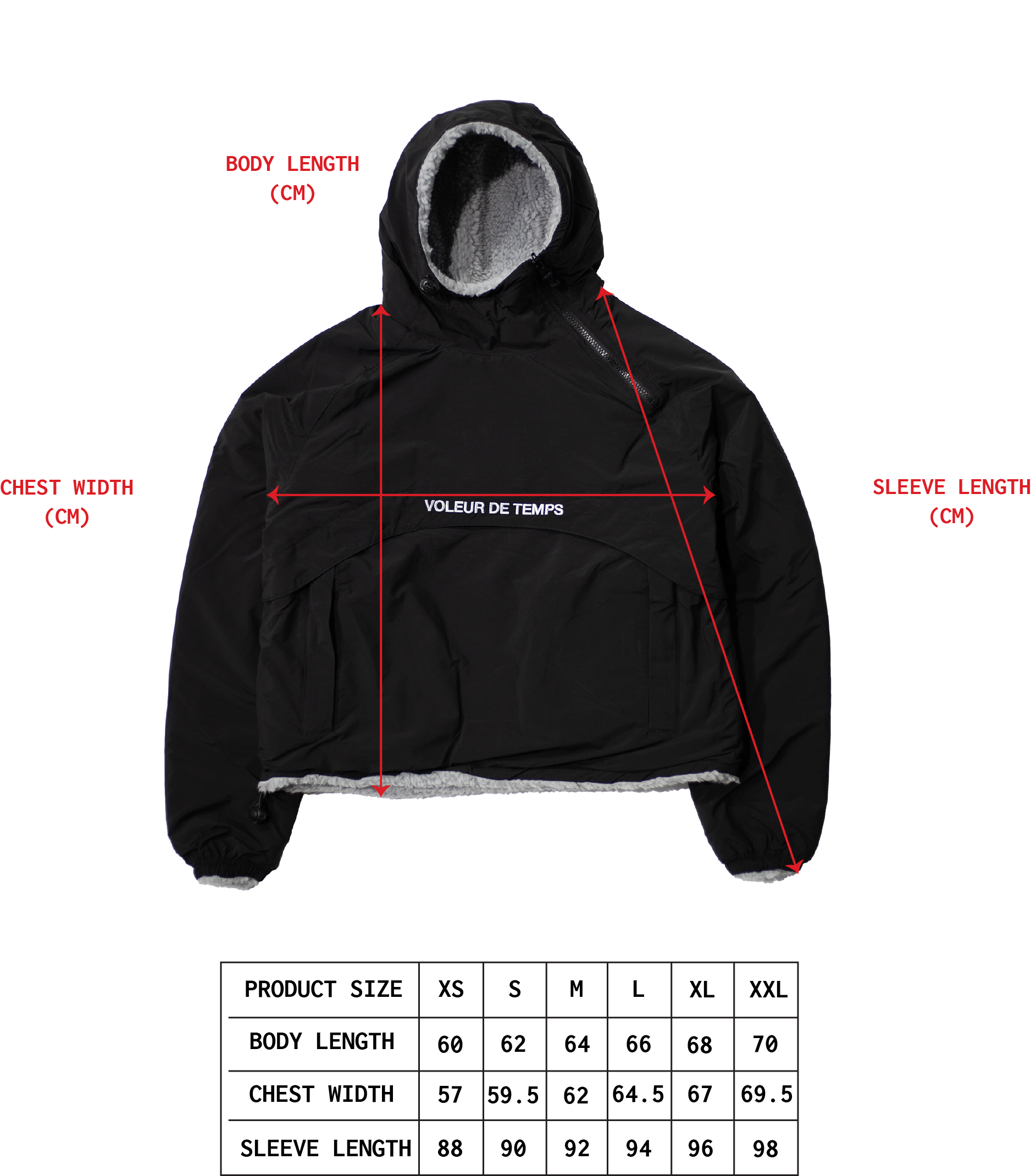 REVERSIBLE FLEECE JACKET