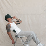 PLEATED SWEATPANTS (PAIL GREY)