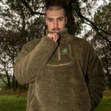 VOLEUR QUARTER ZIP UTILITY FLEECE (MOSS GREEN)