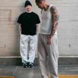 PLEATED SWEATPANTS (PAIL GREY)