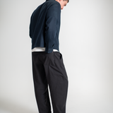 PLEATED EASY PANT - BLACK